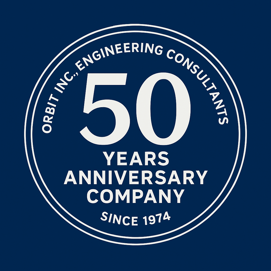 ORBIT INC., ENGINEERING CONSULTANTS 50th Anniversary